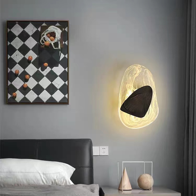 إضاءة جدارية ماربل ليد ذهبي LED