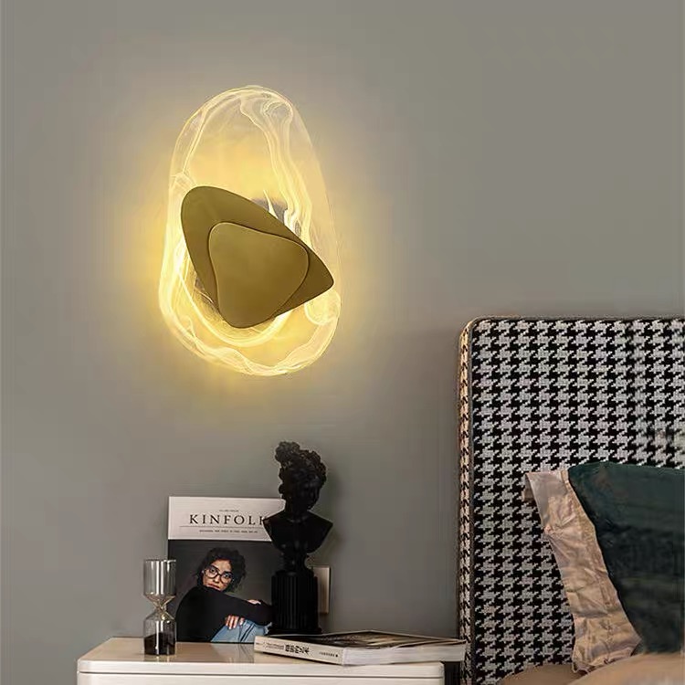 إضاءة جدارية ماربل ليد ذهبي LED