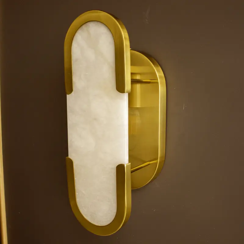 مصباح حائط رخام قاعدة E14