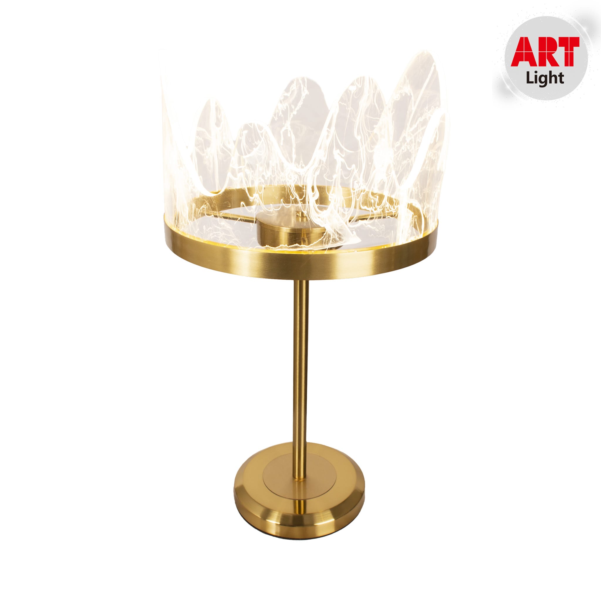 ابجورة طاولة ليد أمواج