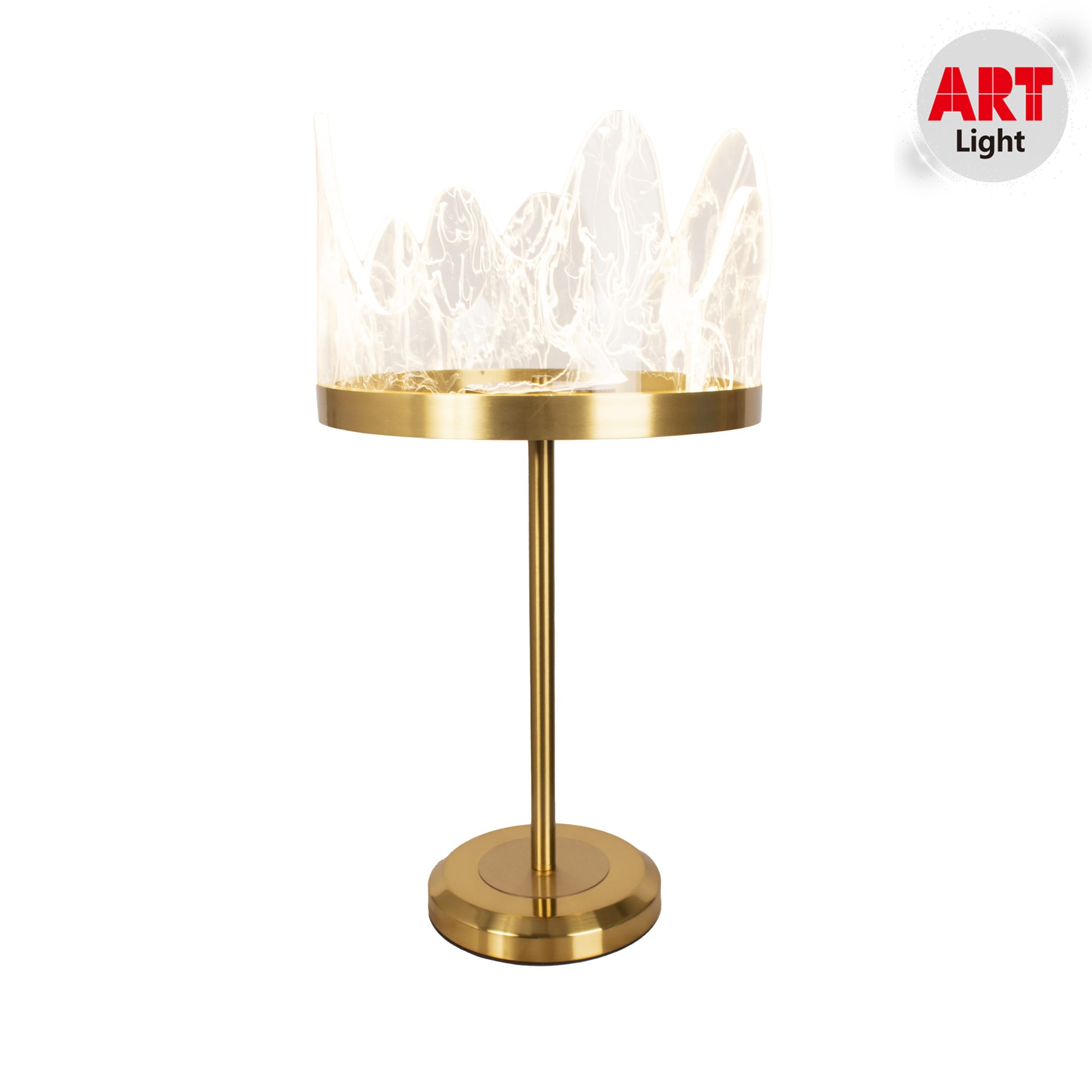 ابجورة طاولة ليد أمواج