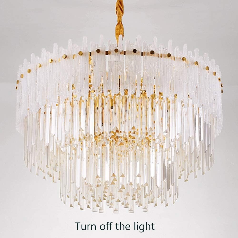 ثريا كريستال مودرن، ثريا سقف كريستالي نحاسي