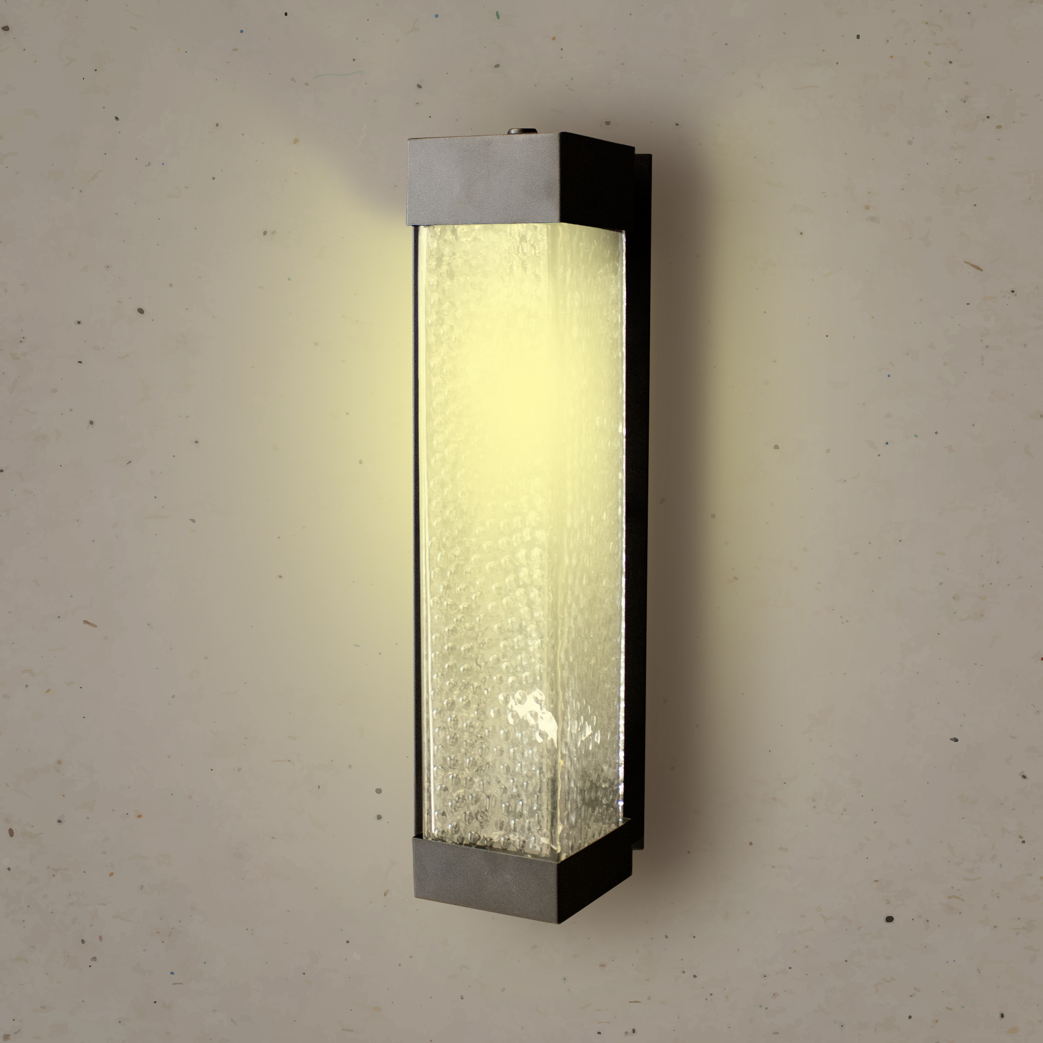 إضاءة جداري خارجي مودرن أنيق باللون ال اسود