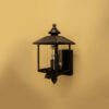 جداري خارجي اسود E27 بدون لمبة