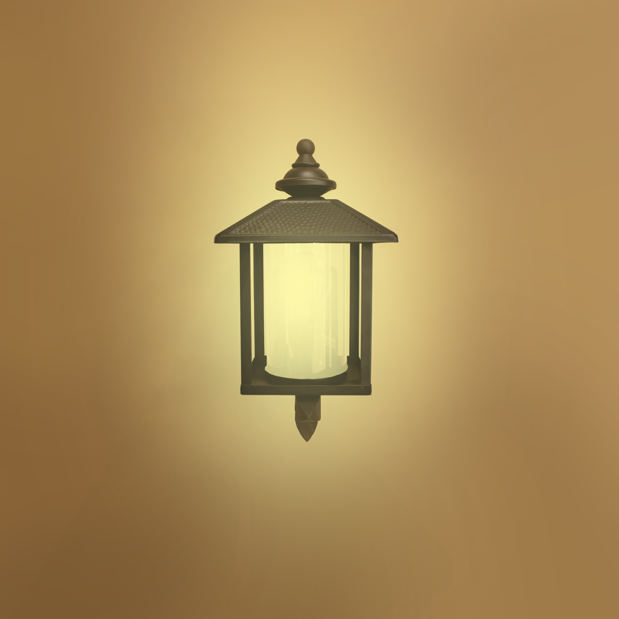 جداري خارجي اسود E27 بدون لمبة