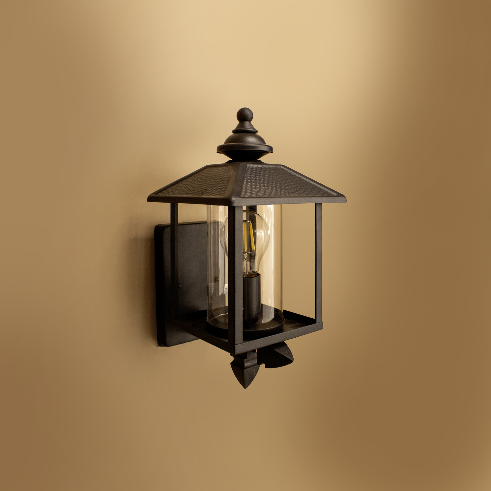 جداري خارجي اسود E27 بدون لمبة