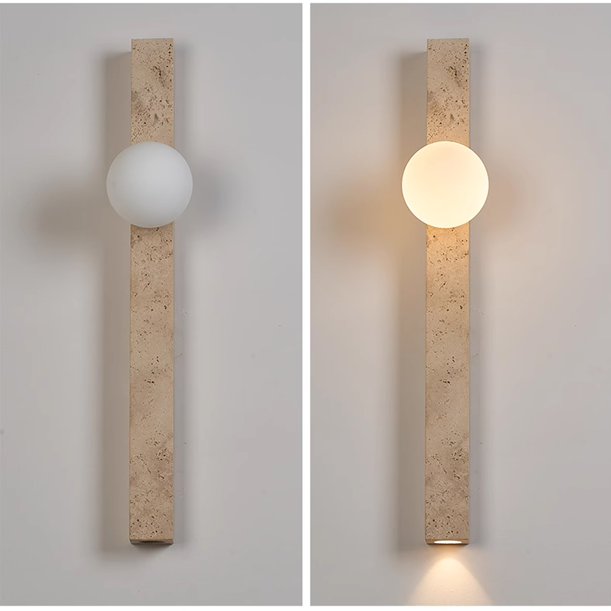 مصباح جدار أبليك - ريزن ماربل ومعدن