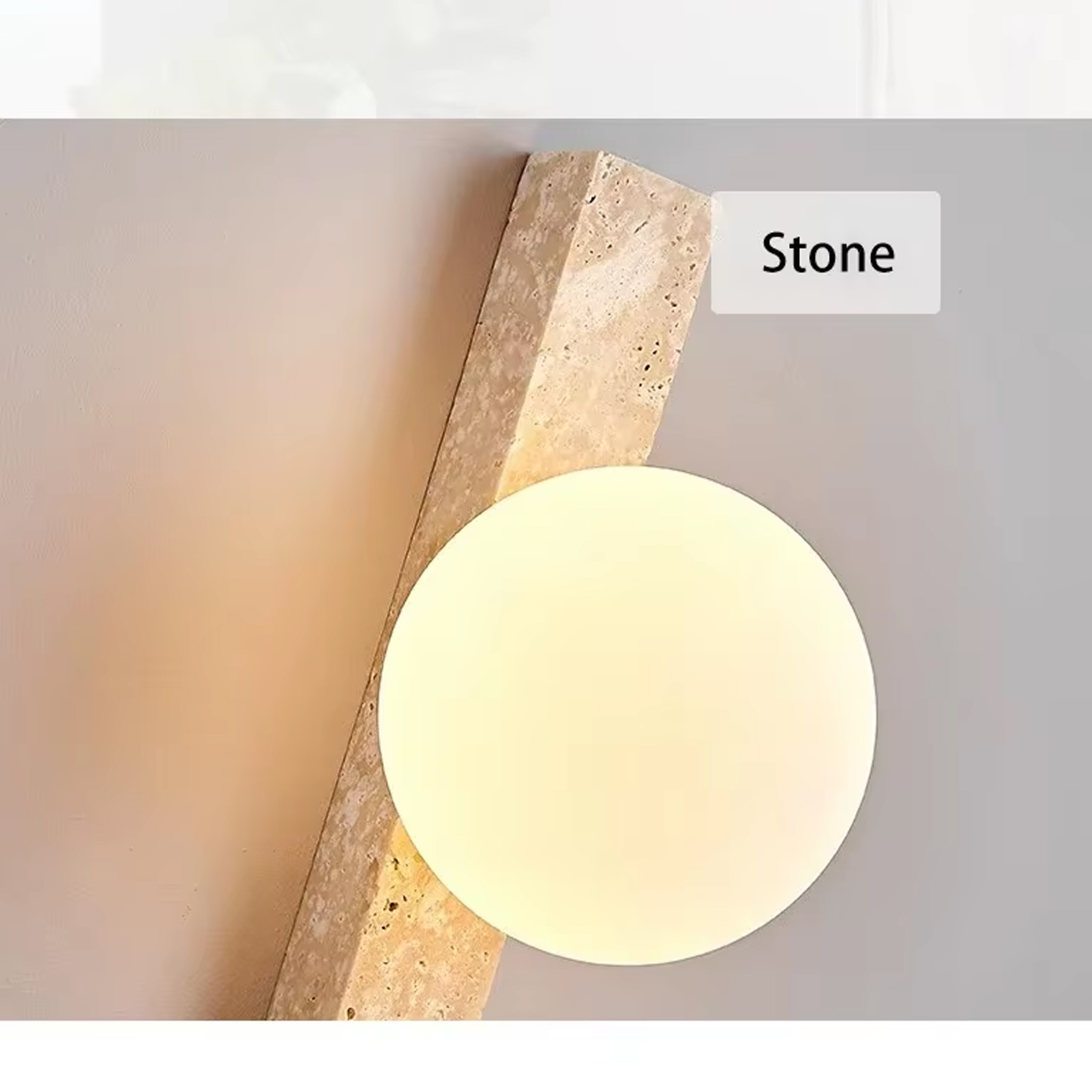 مصباح جدار أبليك - ريزن ماربل ومعدن