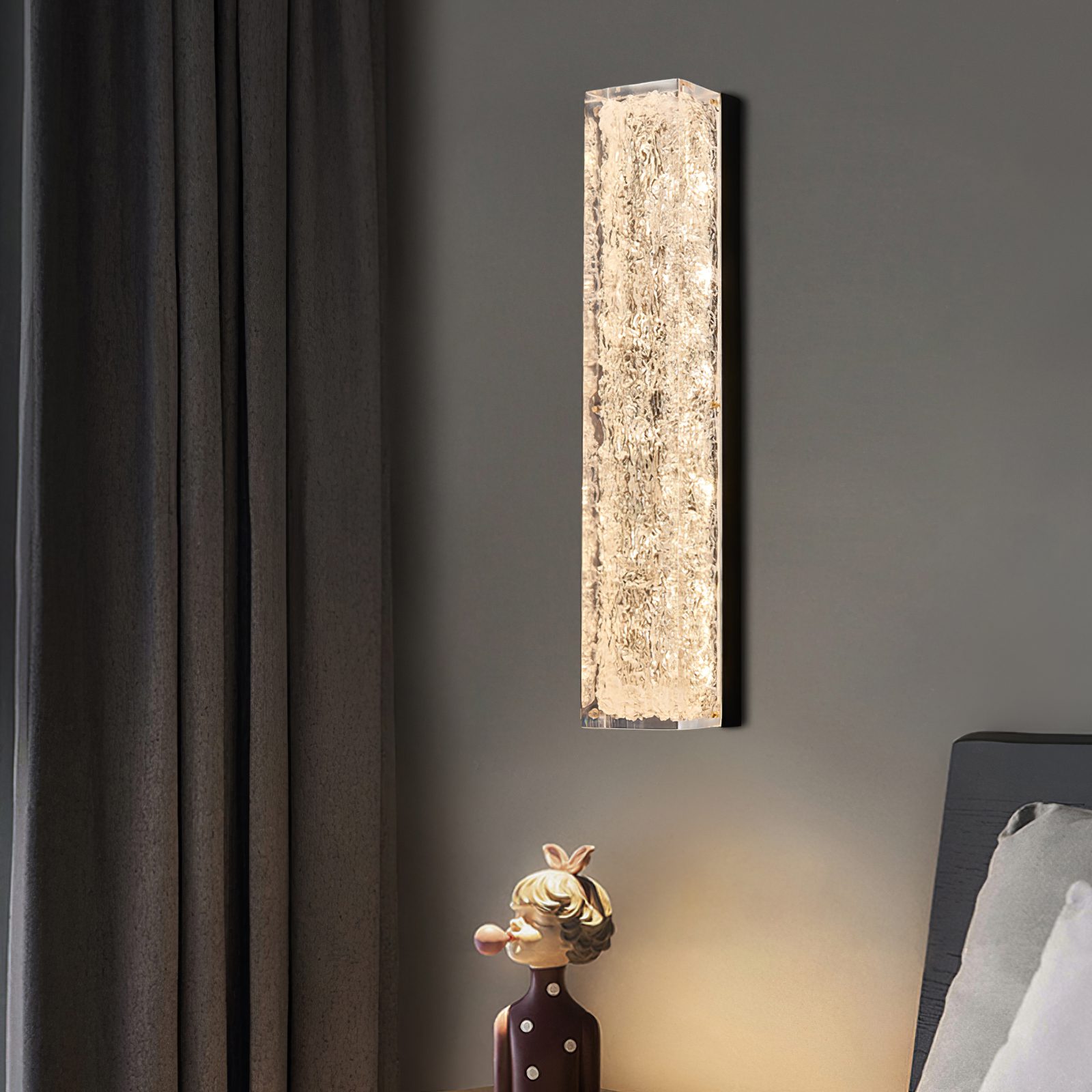 مصباح جداري مودرن ليد LED -صغير اسود