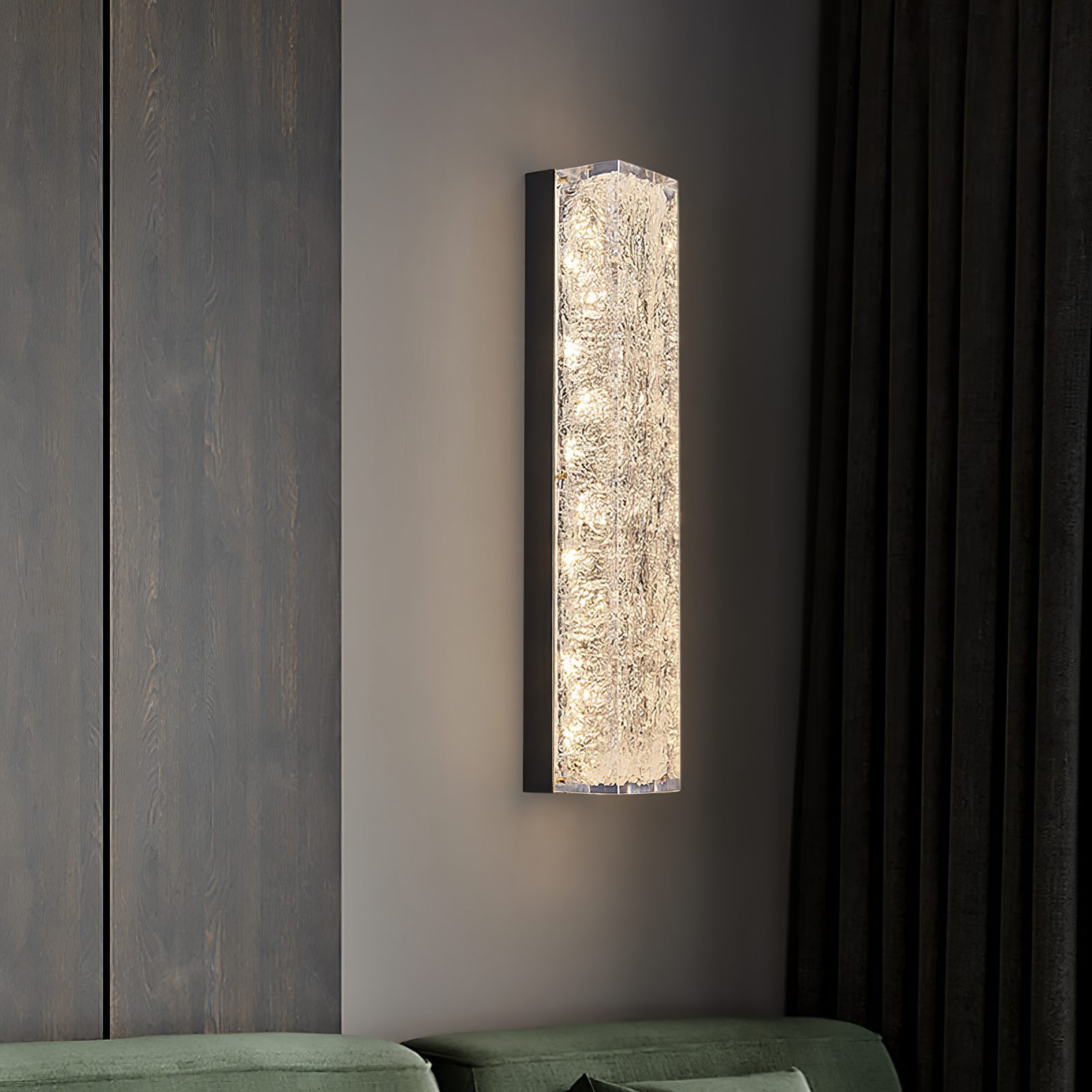 مصباح جداري مودرن ليد LED -صغير اسود